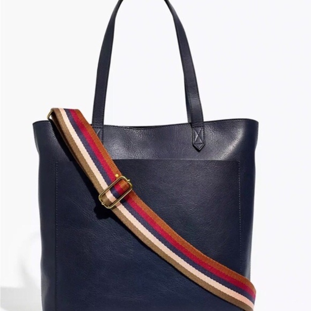 Madewell Medium Transport Tote with Rainbow Strap- EUC Bunlde to save